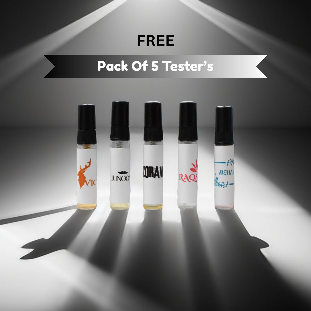 FREE Pack Of 5 - 3ml Tester's